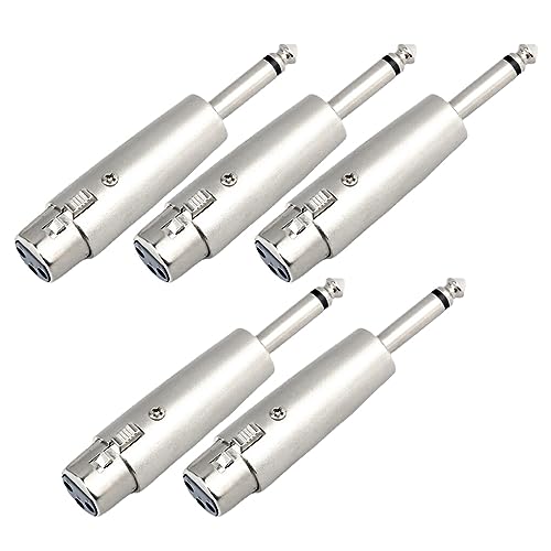 Ailan 5 Teile/Satz Kostengünstige Drahtlose Mikrofon Sender Mit Fortschrittliche Technologie Audio Adapter XLR Adapter Kanon Kopf von Ailan