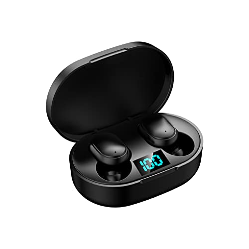 Ailan Bluetooth kompatibilität Ohrhörer wasserdichte In Ear Lade Box LED Display Headset Sport Walking Spielen Kopfhörer, Schwarz von Ailan