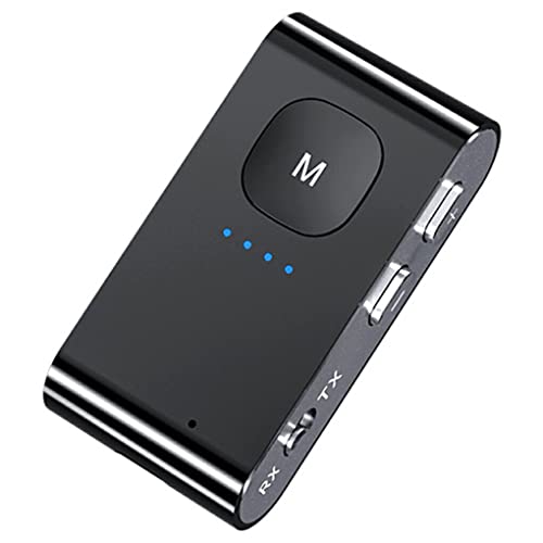 Ailan Bluetooth kompatibler Sender Empfänger mit Mikrofon Lautsprecher Handy Low Latency Adapter Musikstreaminggerät von Ailan