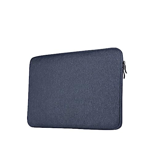 Ailan Case Plain Simple Cases Wasserdicht Stoßfeste Schutzhülle Notebook Macbooks Tablet für Büro Business Damen Herren, Dunkelblau, 12 Zoll von Ailan
