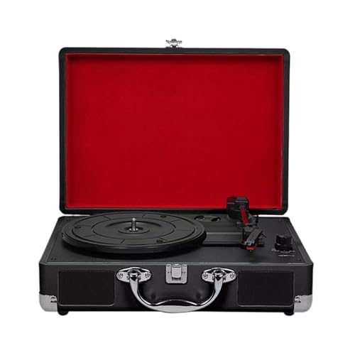 Ailan DREI Gang Grammophon Player, unterstützt 7/10/12 Zoll Vinyl Plattenspieler, Plattenspieler, Plattenspieler, Schwarz Ailan DREI Gang Grammophon Player, unterstützt 7/10/12 Zoll Vinyl Plattenspieler, Plattenspieler, Plattenspieler, Schwarz von Ailan