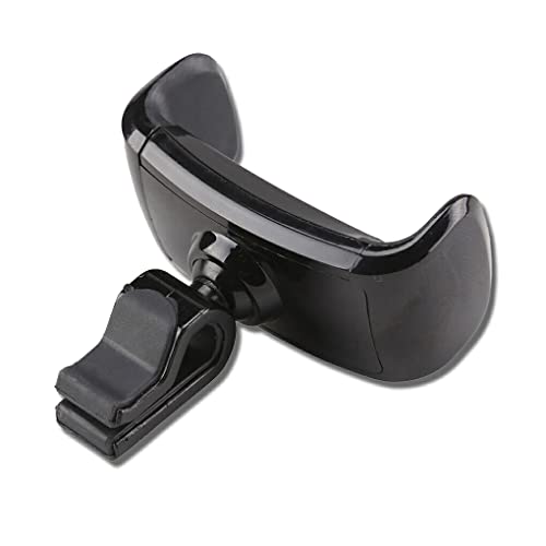 Ailan Kfz Handyhalter aus Kunststoff, tragbar, Gummiauskleidung, um 360 Grad drehbare Ständerhalterung für 3,5 bis 6 Zoll Telefone, Schwarz von Ailan