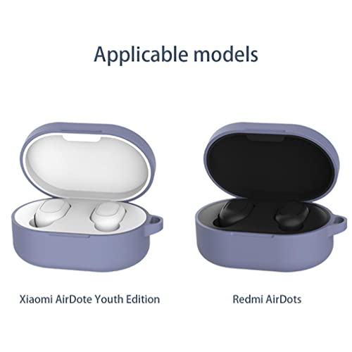 Ailan Kopfhörer Cases mit Schlüsselbund Schutzhülle Drahtlose Kopfhörer Abdeckung Bluetooth kompatibel Ohrhörer Einfarbig Headset Box, Typ3 von Ailan