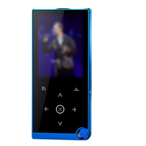 Ailan Leichter und tragbarer MP3 Player, Musik überall, 2,4 Zoll Bluetooth Touch MP3 Player, Touchscreen, MP3 MP4 Player, Blau von Ailan