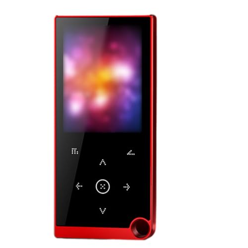 Ailan Leichter und tragbarer MP3 Player, Musik überall, 2,4 Zoll Bluetooth Touch MP3 Player, Touchscreen, MP3 MP4 Player, Rot von Ailan