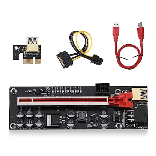 Ailan PCI E Adapterkartenkonverter LED Anzeige PCI Extender mit USB 3.0 Kabel Schnelle Datenübertragungsgeschwindigkeit Desktop PC von Ailan