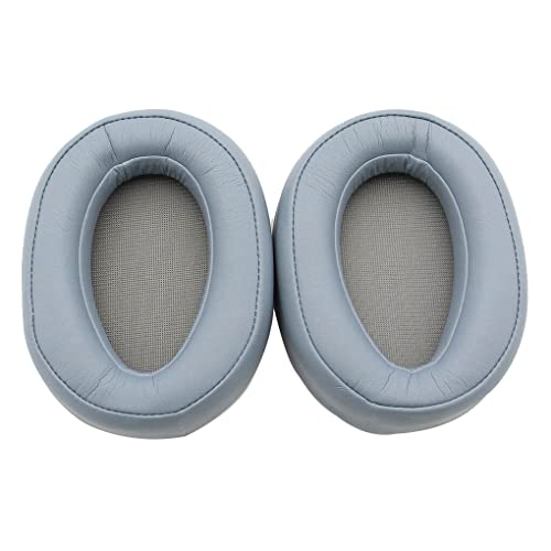 Ailan Paar Ohrpolsterkissen Kopfmontierter Gaming Gehörschutz Ohrenschützer On Ear Ersatz für MDR 100AAP 100A H600A Kopfhörer, Blau von Ailan