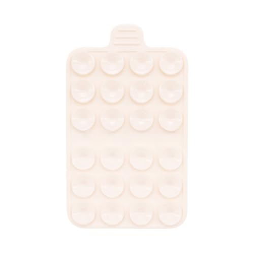 Ailan Praktischer Halter für mobiles Zubehör mit abnehmbarem Silikagel Handy Saugnapfhalter für den Schreibtisch, Pinke Farbe, 1 Stück von Ailan