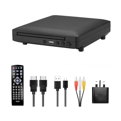 Ailan Singender Player mit verbesserter Klarheit und drahtloser Konnektivität. DVD Player für Smart TV Region. Kostenlose DVD Player und CD Player, Mini HD 1080p von Ailan