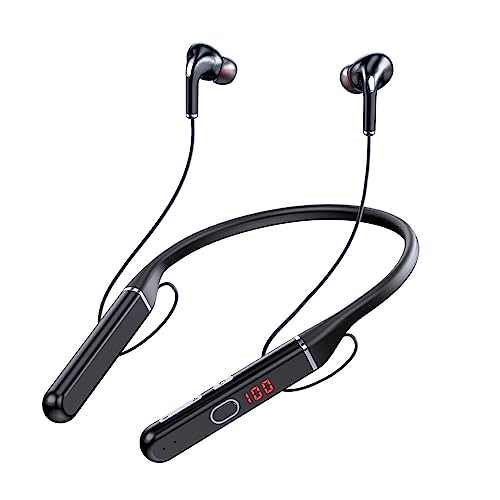 Ailan Sport-Kopfhörer Bluetooth-kompatibel 5.0 Kopfhörer zum Aufhängen LED-Batterieanzeige IPX3 Wasserdichtes Headset Laufen von Ailan