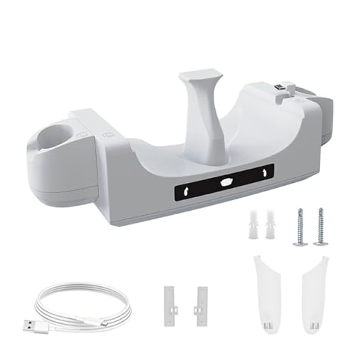 Ailan Tragbare Ladestation für Meta Quest 3 VR Headset mit Schnellladung, langlebiges ABS VR Headset Aufbewahrungsregal, sicher von Ailan