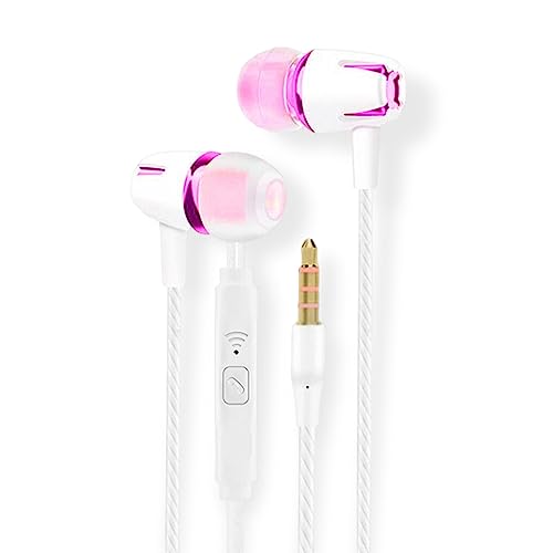 Ailan Universal Laptop Gaming Kopfhörer mit Kabel zum Laufen, Wandern, In Ear Line Control Kopfhörer, Musikhören, 3,5 mm Headset, 2 Farben zufällig von Ailan