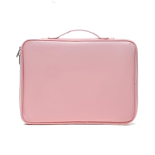 Ailan Universal Laptop Hülle, Notebook Handtasche, Reißverschluss, Computer Tragetasche, stoßfester Schutz, Business Tasche, Rosa, 10.8 11 Zoll von Ailan