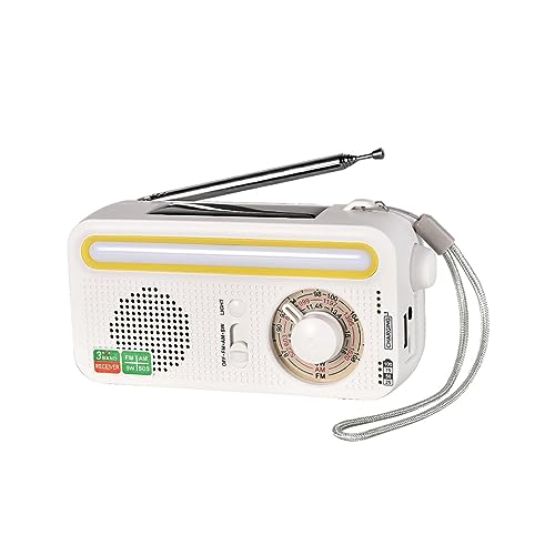 Ailan Upgrade der Radio Notfall LED Taschenlampen Powerbank mit multifunktionalen Funktionen Multifunktionsradio AMFMSW Radio, Weiss Ailan Upgrade der Radio Notfall LED Taschenlampen Powerbank mit multifunktionalen Funktionen Multifunktionsradio AMFMSW Radio, Weiss von Ailan