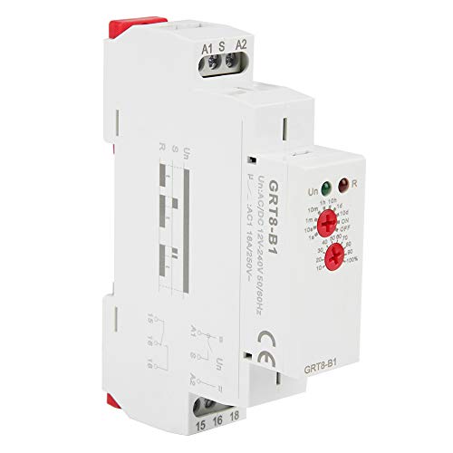 Ailao Ausschaltverzögerung Mini Ausschaltverzögerung DIN Schienen Typ Ausschaltverzögerungszeitrelais AC/DC 12V-240V Zeitschaltuhren Ailao Ausschaltverzögerung Mini Ausschaltverzögerung DIN Schienen Typ Ausschaltverzögerungszeitrelais AC/DC 12V-240V Zeitschaltuhren von Ailao