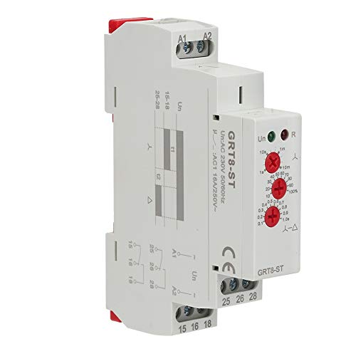 Ailao Zeitrelais 12V Verzögerungsrelais GRT8-ST Zeitrelais 230V Verzögerung am Motor Stern Delta Timer Sanftanlasser Delta Relais Motorstarter Zeitrelais 12-230V. Ailao Zeitrelais 12V Verzögerungsrelais GRT8-ST Zeitrelais 230V Verzögerung am Motor Stern Delta Timer Sanftanlasser Delta Relais Motorstarter Zeitrelais 12-230V. von Ailao