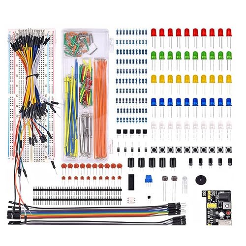 Elektronik-Kit, Starter-Spaß, Sortiment, Entwicklung, Komponenten, Kondensatoren, Widerstände, Transistoren, Dioden Für R3, Ausgezeichnete Kupferdraht-Materialzuverlässigkeit, Miniaturisierung, Gute A von Ailao