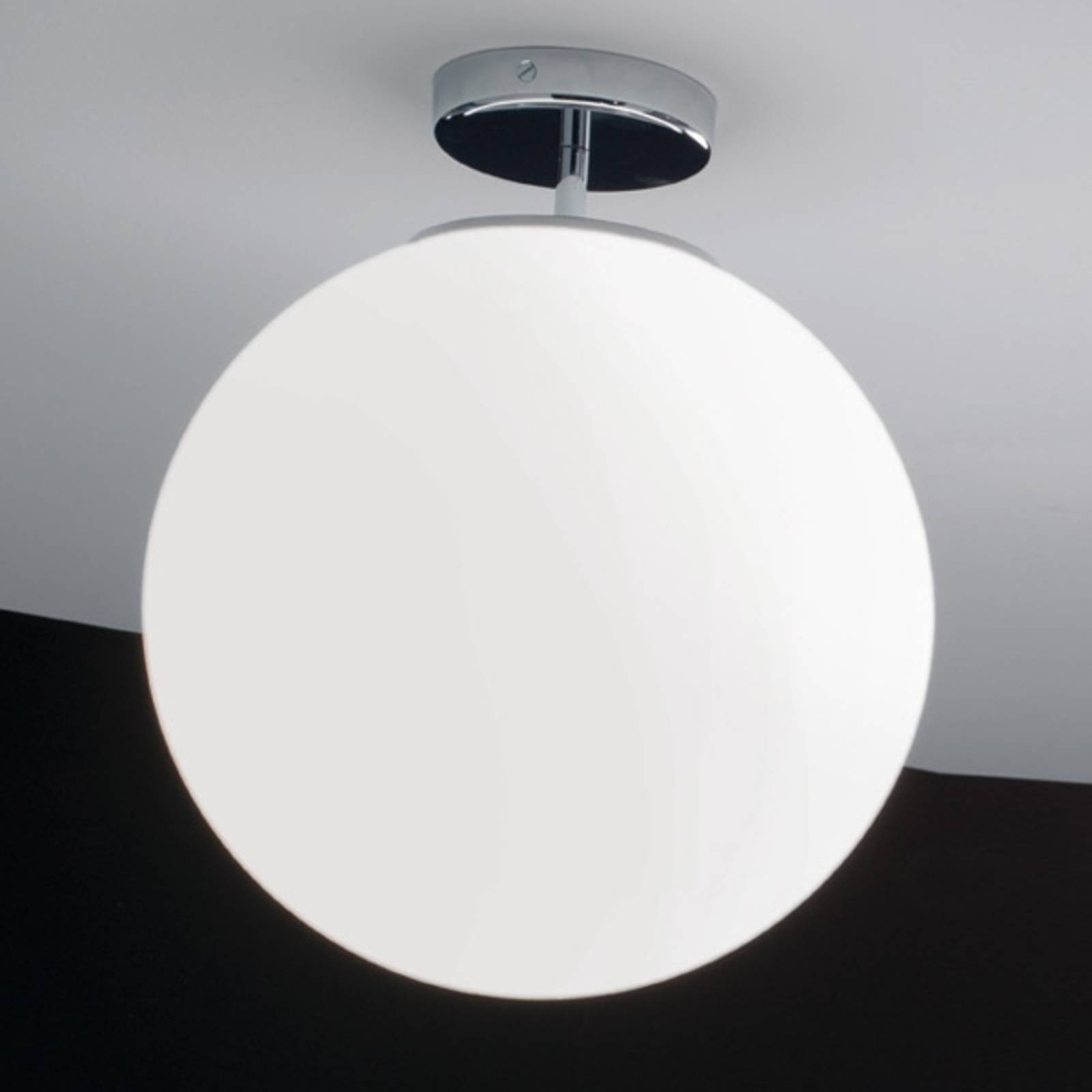 Glas-Deckenleuchte Sferis, 40 cm, chrom Glas-Deckenleuchte Sferis, 40 cm, chrom von Ailati