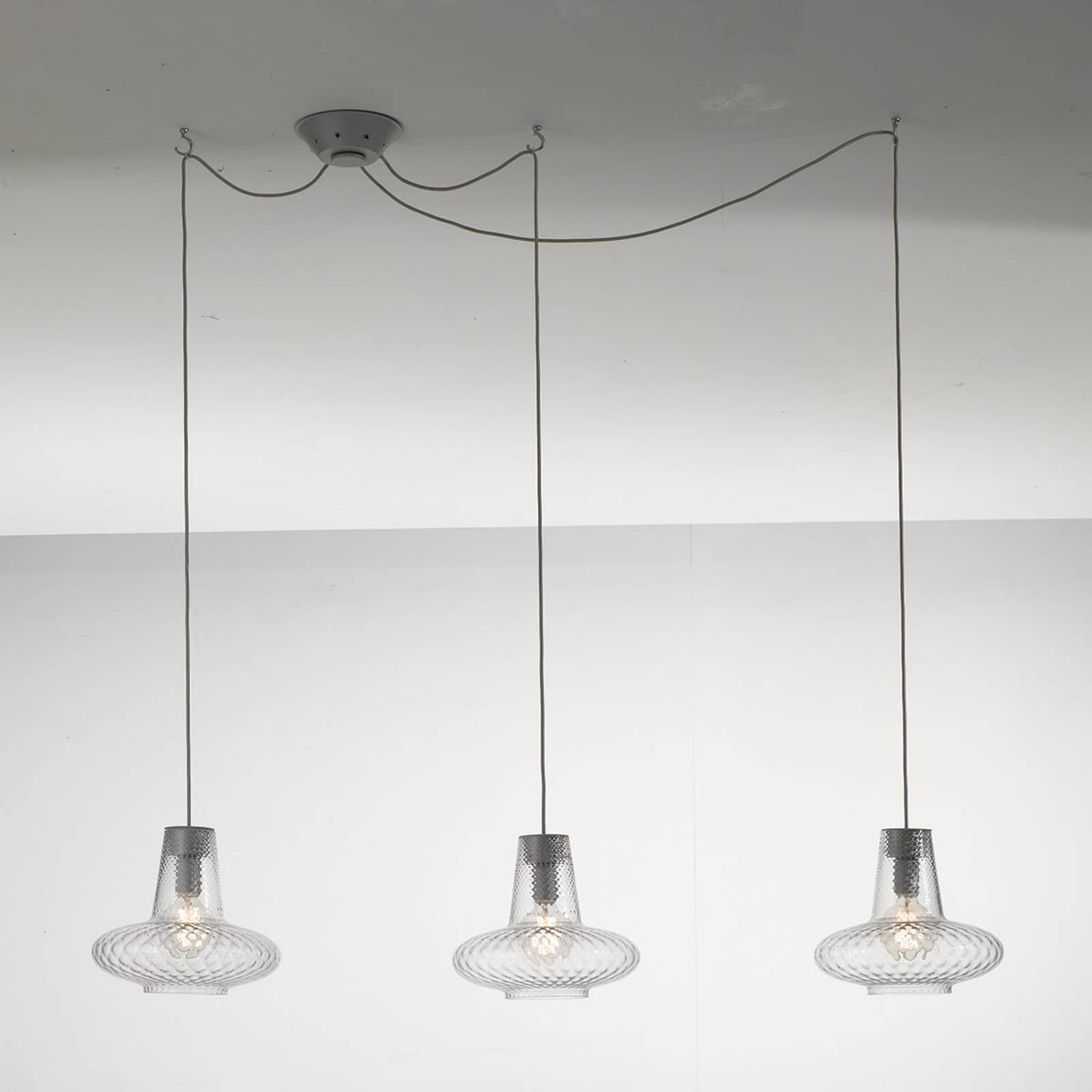 Glas-Pendelleuchte Giulietta, transparent Glas-Pendelleuchte Giulietta, transparent von Ailati