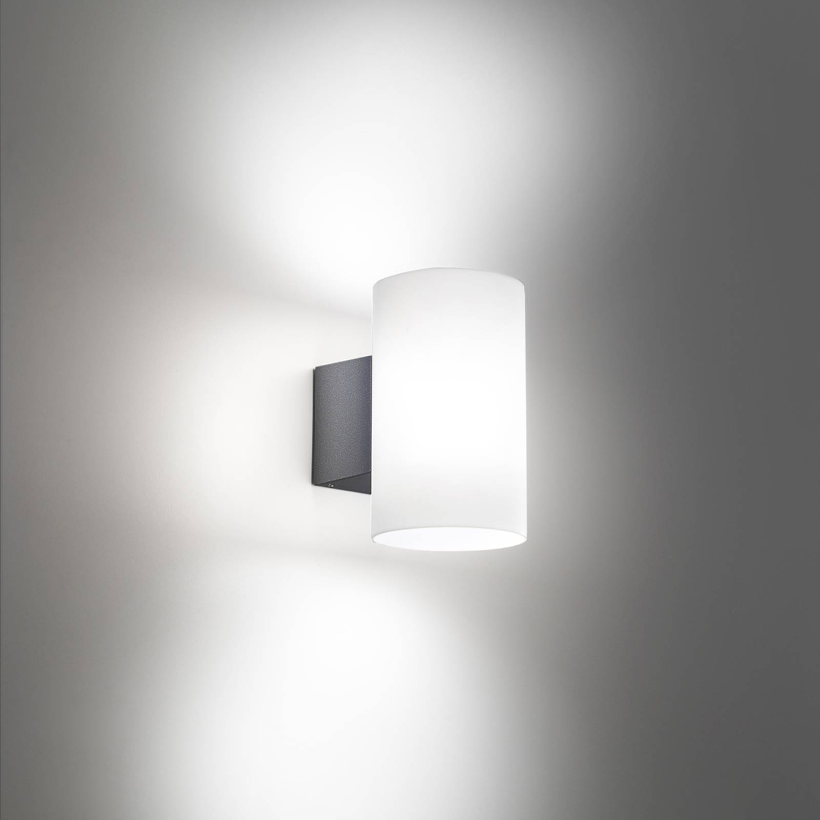 LED-Außenwandleuchte Bianca, dunkelgrau, Kunststoff LED-Außenwandleuchte Bianca, dunkelgrau, Kunststoff von Ailati