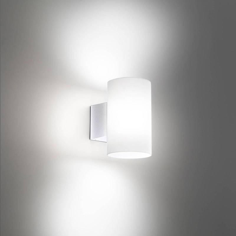 LED-Außenwandleuchte Bianca, weiß, Kunststoff von Ailati