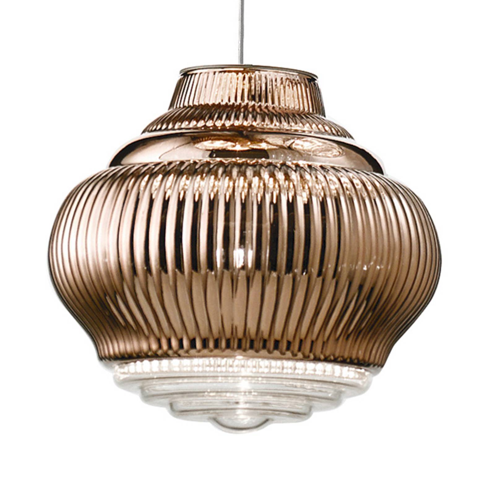 Pendellampe Bonnie 130 cm bronze metallic Pendellampe Bonnie 130 cm bronze metallic von Ailati