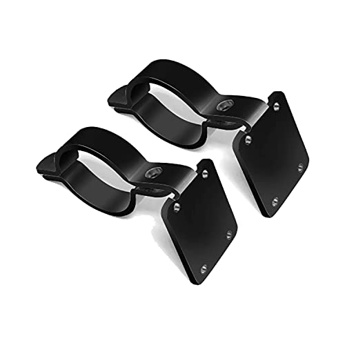 Universal-Ersatz-Lenkerklemmen für die Stereo-Lautsprecher von Aileap Motorrad-Audio-Systemen (schwarz, 1,25 bis 1,5 Zoll Lenkklemme) von Aileap