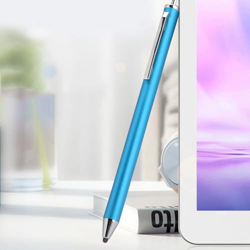 Stylus Touch Pen Digitaler Stift Tragbarer Touch Pen mit Stoffkopf für Tab Tablets und 2018 Silber (Blau) von Ailgely