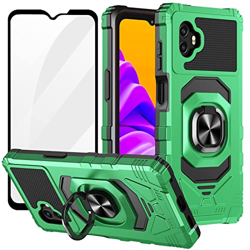 Ailiber Für Samsung Galaxy X Cover 6 Pro Handyhülle, Samsung Xcover 6 Pro Hülle mit Displayschutzfolie, langlebige, stoßfeste Schutzhülle für Xcover 6 Pro-Grün von Ailiber