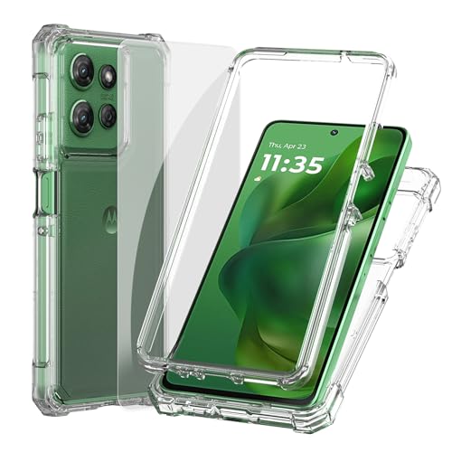 Ailiber Schutzhülle für Moto G Stylus 5G 2025, transparent, Motorola G Stylus 2025, mit Displayschutzfolie, zweilagiger Schutz, stoßfeste Ecken, TPU-Stoßdämpfer, schlanke Silikon-Handyhülle Ailiber Schutzhülle für Moto G Stylus 5G 2025, transparent, Motorola G Stylus 2025, mit Displayschutzfolie, zweilagiger Schutz, stoßfeste Ecken, TPU-Stoßdämpfer, schlanke Silikon-Handyhülle von Ailiber