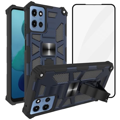 Ailiber Schutzhülle für Motorola Moto G Stylus 2025, Moto G Stylus 2025, Displayschutzfolie für magnetische Autohalterung, Ständer, strapazierfähig, stoßfest, Ganzkörper-Schutzhülle, Blau Ailiber Schutzhülle für Motorola Moto G Stylus 2025, Moto G Stylus 2025, Displayschutzfolie für magnetische Autohalterung, Ständer, strapazierfähig, stoßfest, Ganzkörper-Schutzhülle, Blau von Ailiber