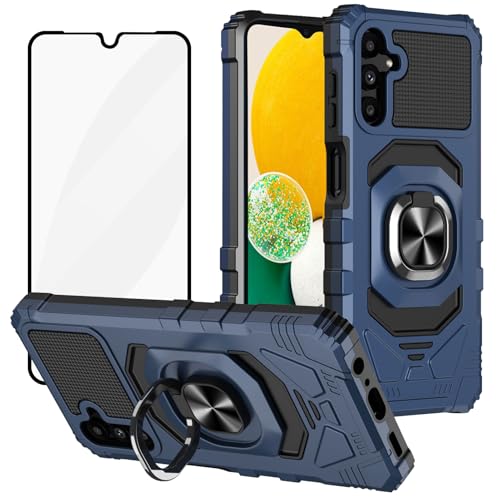 Ailiber Schutzhülle für Samsung Galaxy A26, mit Displayschutzfolie, Galaxy A26 Hülle mit Ständer, für Autohalterung, Militärqualität, strapazierfähig, stoßfest, robust, Blau Ailiber Schutzhülle für Samsung Galaxy A26, mit Displayschutzfolie, Galaxy A26 Hülle mit Ständer, für Autohalterung, Militärqualität, strapazierfähig, stoßfest, robust, Blau von Ailiber