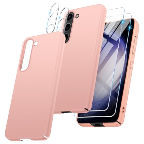 Ailicici 5 in 1 Slim Hülle für Samsung Galaxy S23 5G mit 2 Schutzfolie und 2 Kameraschutz, Ultra Dünn Slim Handyhülle Rückseite Schutzhülle, Panzer Schutz Glas Folie Ailicici 5 in 1 Slim Hülle für Samsung Galaxy S23 5G mit 2 Schutzfolie und 2 Kameraschutz, Ultra Dünn Slim Handyhülle Rückseite Schutzhülle, Panzer Schutz Glas Folie von Ailicici