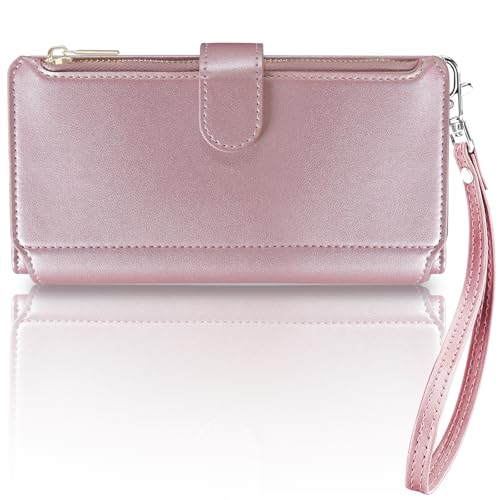 Ailicici Handyhülle für Samsung Galaxy S21 Hülle mit 9 Kartenfächern [Mit Handykette]Flip Case Lederhülle Reißverschluss Magnetverschluss Brieftasche, Wallet Klapphülle für Samsung Galaxy S21 5G Hülle von Ailicici