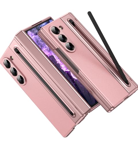 Ailicici Handyhülle für Samsung Galaxy Z Fold 6 Hülle mit [S Pen] [Mit Displayschutz & Scharnierschutz] Lederrücken Case, Stoßfest Schutzhülle Cover für Samsung Galaxy Z Fold 6 5G Hülle mit S Pen von Ailicici
