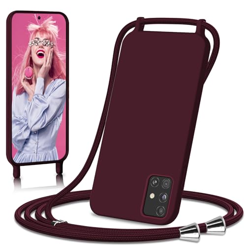 Ailicici Handykette für Samsung A51 Hülle, Necklace Hülle mit Bands Handyhülle A51 für zum Umhängen, Silikon Case mit Handykordel, Schutzhülle zum Umhängen Kordel,für Samsung Galaxy A51 Hülle mit Band Ailicici Handykette für Samsung A51 Hülle, Necklace Hülle mit Bands Handyhülle A51 für zum Umhängen, Silikon Case mit Handykordel, Schutzhülle zum Umhängen Kordel,für Samsung Galaxy A51 Hülle mit Band von Ailicici