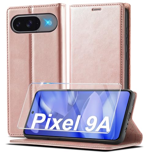 Ailicici für Google Pixel 9A Hülle Leder, Mit Schutzfolie, Handyhülle für Google Pixel 9a 5G Klapphülle Klappbar, Leder Flip Kartenfach Wallet Case Cover Schutzhülle für Pixel 9a 5G Ailicici für Google Pixel 9A Hülle Leder, Mit Schutzfolie, Handyhülle für Google Pixel 9a 5G Klapphülle Klappbar, Leder Flip Kartenfach Wallet Case Cover Schutzhülle für Pixel 9a 5G von Ailicici