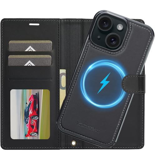 Ailicici für iPhone 15 Plus Hülle, 2-IN-1 Abnehmbare magnetische Hülle, Kabelloses Laden, Kartenfach Leder Case, Handyhülle RFID Klapphülle, Schutzhülle für iPhone 15 Plus Hülle Ailicici für iPhone 15 Plus Hülle, 2-IN-1 Abnehmbare magnetische Hülle, Kabelloses Laden, Kartenfach Leder Case, Handyhülle RFID Klapphülle, Schutzhülle für iPhone 15 Plus Hülle von Ailicici