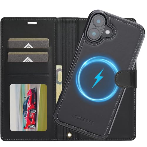 Ailicici für iPhone 16 Plus Hülle, 2-IN-1 Abnehmbare magnetische Hülle, Kabelloses Laden, Kartenfach Leder Case, Handyhülle RFID Klapphülle, Schutzhülle für iPhone 16 Plus Hülle Ailicici für iPhone 16 Plus Hülle, 2-IN-1 Abnehmbare magnetische Hülle, Kabelloses Laden, Kartenfach Leder Case, Handyhülle RFID Klapphülle, Schutzhülle für iPhone 16 Plus Hülle von Ailicici