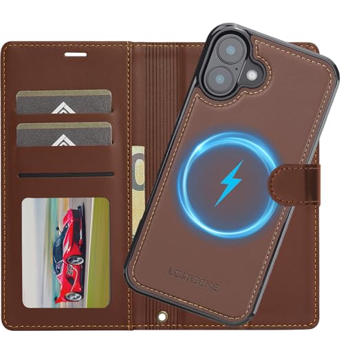 Ailicici für iPhone 16 Plus Hülle, 2-IN-1 Abnehmbare magnetische Hülle, Kabelloses Laden, Kartenfach Leder Case, Handyhülle RFID Klapphülle, Schutzhülle für iPhone 16 Plus Hülle Ailicici für iPhone 16 Plus Hülle, 2-IN-1 Abnehmbare magnetische Hülle, Kabelloses Laden, Kartenfach Leder Case, Handyhülle RFID Klapphülle, Schutzhülle für iPhone 16 Plus Hülle von Ailicici
