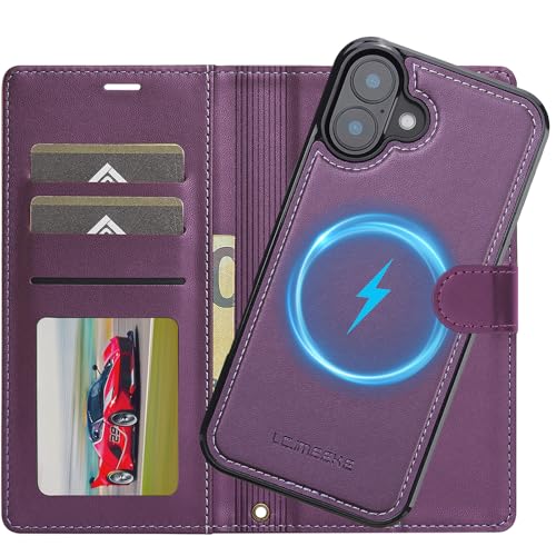 Ailicici für iPhone 16 Plus Hülle, 2-IN-1 Abnehmbare magnetische Hülle, Kabelloses Laden, Kartenfach Leder Case, Handyhülle RFID Klapphülle, Schutzhülle für iPhone 16 Plus Hülle Ailicici für iPhone 16 Plus Hülle, 2-IN-1 Abnehmbare magnetische Hülle, Kabelloses Laden, Kartenfach Leder Case, Handyhülle RFID Klapphülle, Schutzhülle für iPhone 16 Plus Hülle von Ailicici