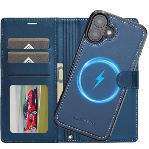 Ailicici für iPhone 16 Plus Hülle, 2-IN-1 Abnehmbare magnetische Hülle, Kabelloses Laden, Kartenfach Leder Case, Handyhülle RFID Klapphülle, Schutzhülle für iPhone 16 Plus Hülle Ailicici für iPhone 16 Plus Hülle, 2-IN-1 Abnehmbare magnetische Hülle, Kabelloses Laden, Kartenfach Leder Case, Handyhülle RFID Klapphülle, Schutzhülle für iPhone 16 Plus Hülle von Ailicici
