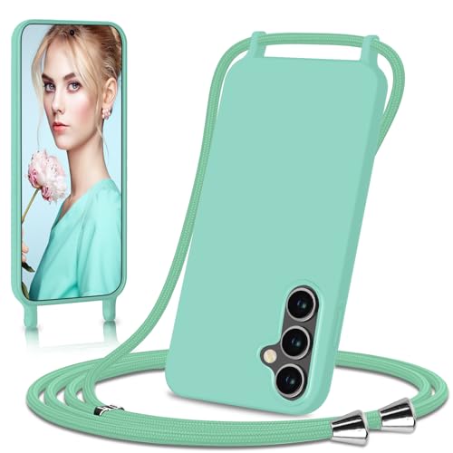 Ailicici Handykette für Samsung Galaxy A35 5G Hülle, Necklace Hülle mit Bands Handyhülle für zum Umhängen,Silikon Case mit Handykordel,Schutzhülle zum Umhängen Kordel,für Samsung A35 5G Hülle mit Band von Ailicici