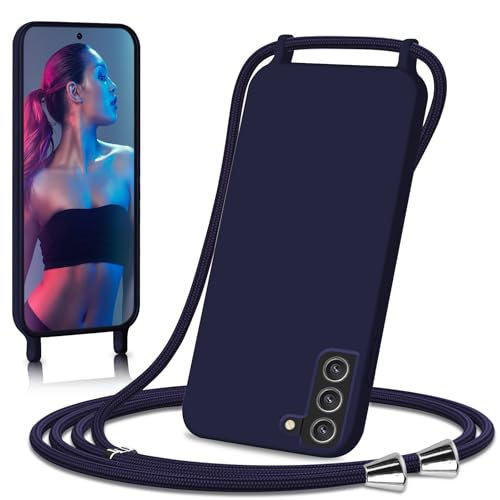Ailicici Handykette für Samsung Galaxy S21 FE Hülle mit Band, Silikon Case mit Handykordel, Schutzhülle zum Umhängen, Kordel, Galaxy S21 FE 5G Hülle mit Band, Blau Ailicici Handykette für Samsung Galaxy S21 FE Hülle mit Band, Silikon Case mit Handykordel, Schutzhülle zum Umhängen, Kordel, Galaxy S21 FE 5G Hülle mit Band, Blau von Ailicici