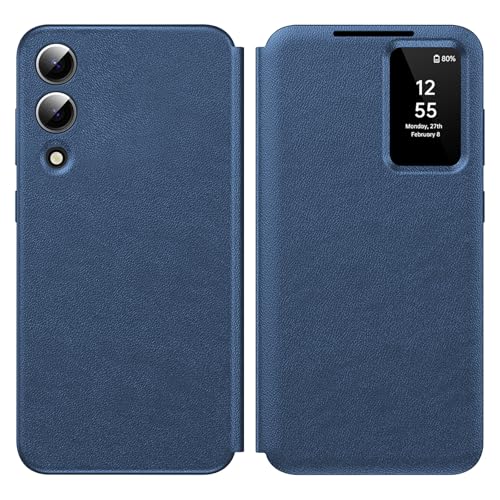 Schutzhülle für Samsung Galaxy S25 Edge Smart View, Wallet Case mit Clear S View, Flip Folio Leder Schutzhülle für Samsung S25 Edge 5G Hülle, Premium View Cover mit klarem Zeitfenster Galaxy S25 Edge Schutzhülle für Samsung Galaxy S25 Edge Smart View, Wallet Case mit Clear S View, Flip Folio Leder Schutzhülle für Samsung S25 Edge 5G Hülle, Premium View Cover mit klarem Zeitfenster Galaxy S25 Edge von Ailicici