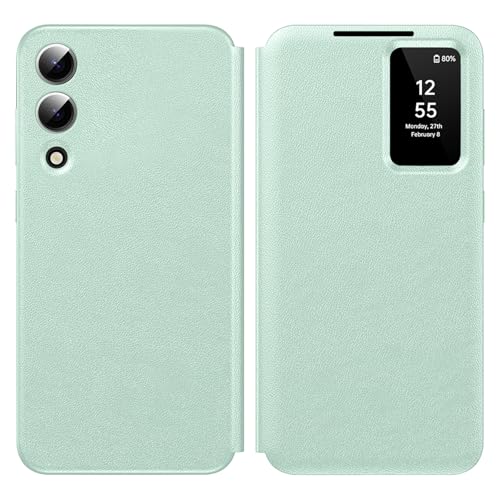 Schutzhülle für Samsung Galaxy S25 Edge Smart View, Wallet Case mit Clear S View, Flip Folio Leder Schutzhülle für Samsung S25 Edge 5G Hülle, Premium View Cover mit klarem Zeitfenster Galaxy S25 Edge Schutzhülle für Samsung Galaxy S25 Edge Smart View, Wallet Case mit Clear S View, Flip Folio Leder Schutzhülle für Samsung S25 Edge 5G Hülle, Premium View Cover mit klarem Zeitfenster Galaxy S25 Edge von Ailicici