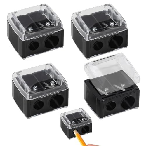 Aililong 4 Stück Pencil Sharpener Anspitzer-Set für dicke Stifte, tragbares Kosmetik Bleistift Anspitzer, Make-up Spitzer, für Lipliner und Eyeliner-Stift, Augenbrauenstift Spitzer Aililong 4 Stück Pencil Sharpener Anspitzer-Set für dicke Stifte, tragbares Kosmetik Bleistift Anspitzer, Make-up Spitzer, für Lipliner und Eyeliner-Stift, Augenbrauenstift Spitzer von Aililong