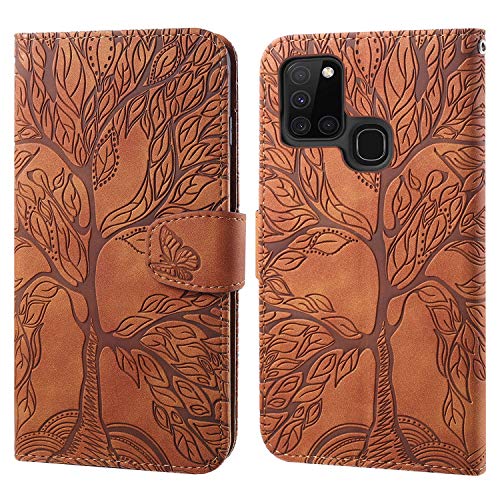 Ailisi Handyhülle für Samsung Galaxy A21S, Baum Muster Klapphülle Leder Handy Tasche Etui Wallet Flip Case Schutz Hülle Brieftasche mit TPU innen Schale, Kartenfächer, Aufstellfunktion -Braun Ailisi Handyhülle für Samsung Galaxy A21S, Baum Muster Klapphülle Leder Handy Tasche Etui Wallet Flip Case Schutz Hülle Brieftasche mit TPU innen Schale, Kartenfächer, Aufstellfunktion -Braun von Ailisi