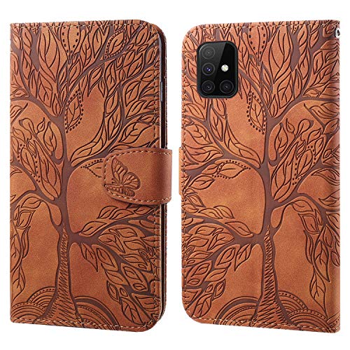 Ailisi Handyhülle für Samsung Galaxy A51, Baum Muster Klapphülle Leder Handy Tasche Etui Wallet Flip Case Schutz Hülle Brieftasche mit TPU innen Schale, Kartenfächer, Aufstellfunktion -Braun Ailisi Handyhülle für Samsung Galaxy A51, Baum Muster Klapphülle Leder Handy Tasche Etui Wallet Flip Case Schutz Hülle Brieftasche mit TPU innen Schale, Kartenfächer, Aufstellfunktion -Braun von Ailisi