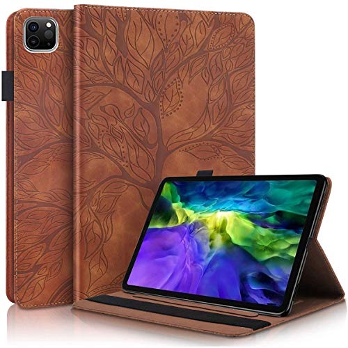 Ailisi Hülle für iPad Pro 11 2020 & iPad Pro 11 2018 Universelles Design, Baum Muster PU Leder Smart Schutzhülle Klapphülle mit Kartenfächer, Standfunktion, Tablet Hüllen für iPad Pro 11 Zoll -Braun Ailisi Hülle für iPad Pro 11 2020 & iPad Pro 11 2018 Universelles Design, Baum Muster PU Leder Smart Schutzhülle Klapphülle mit Kartenfächer, Standfunktion, Tablet Hüllen für iPad Pro 11 Zoll -Braun von Ailisi